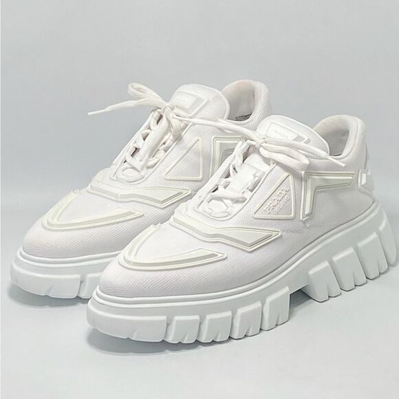 Prada Monolith Lug-Sole Sneakers size 40 - Picture 1 of 13